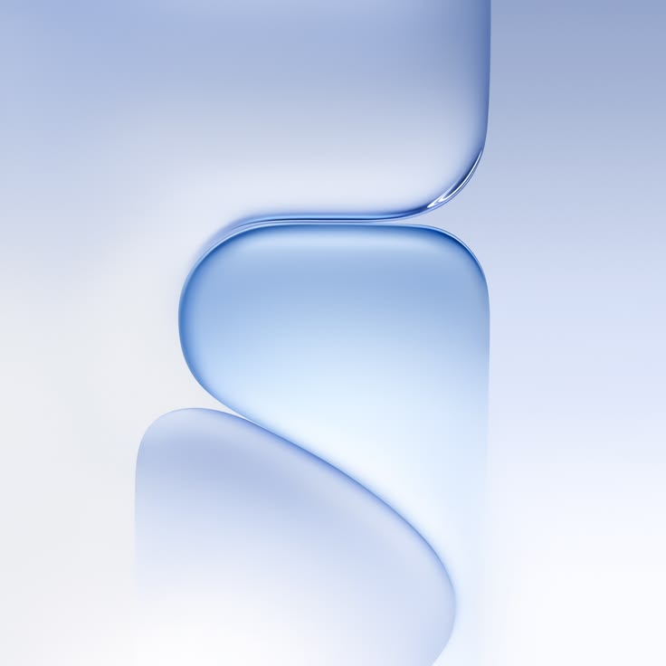 Abstract light blue glass imagery
